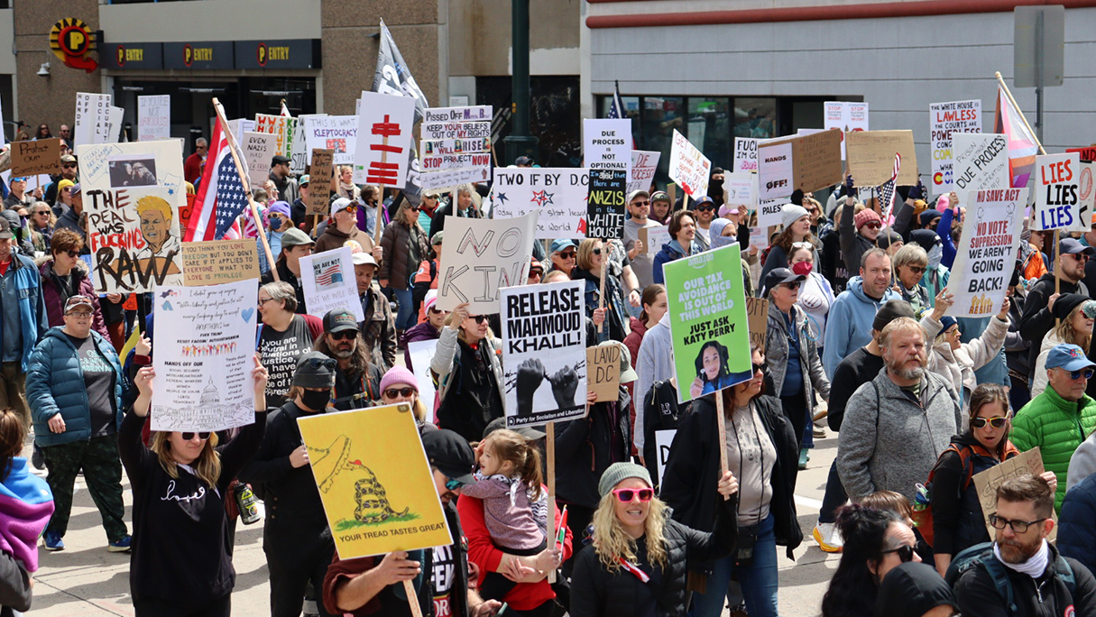 With mass protests across the country, movement against Trump’s agenda grows