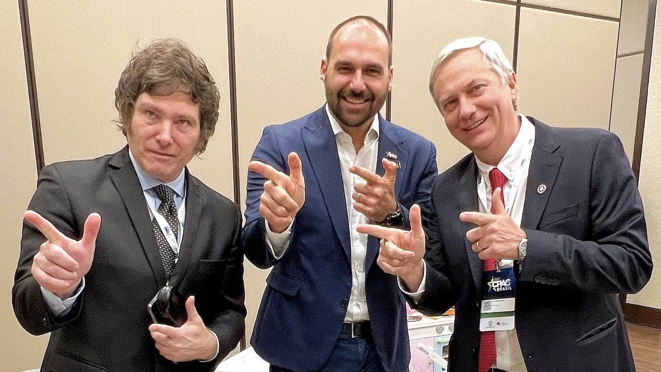 Milei Bolsonaro Kast CPAC