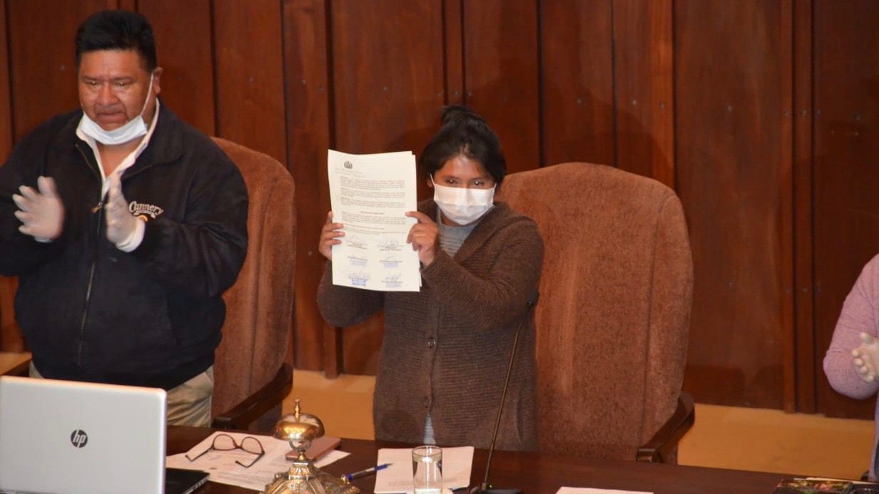 Political tensions rise in Bolivia over the new election law