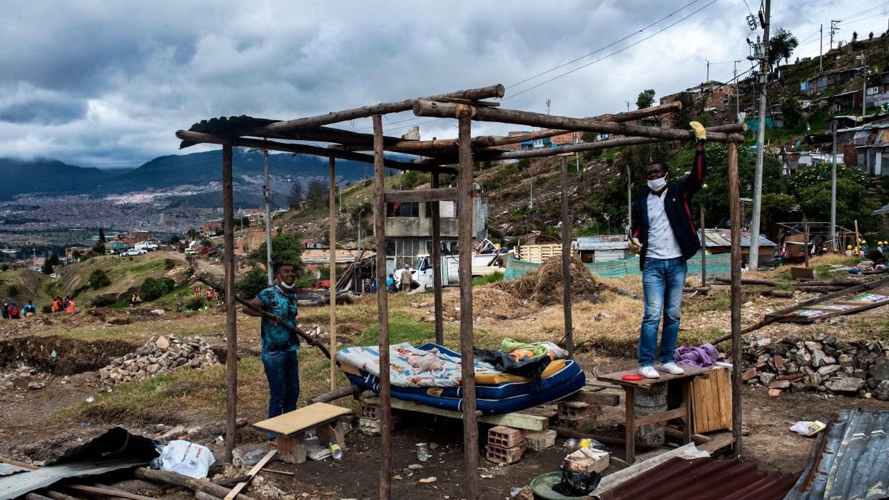 Violent evictions in Bogotá, Colombia amid the coronavirus pandemic