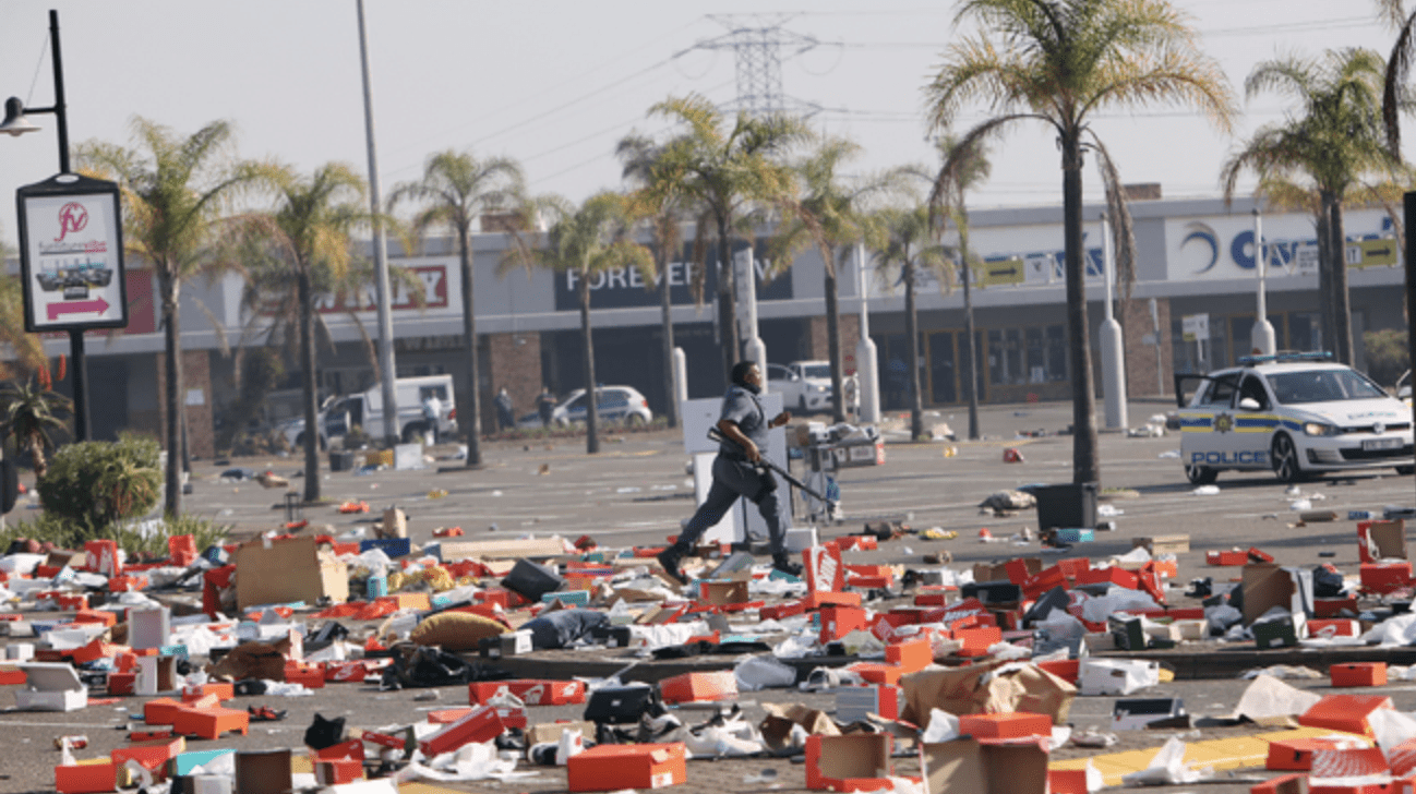Durban food riots turn the wheel of history