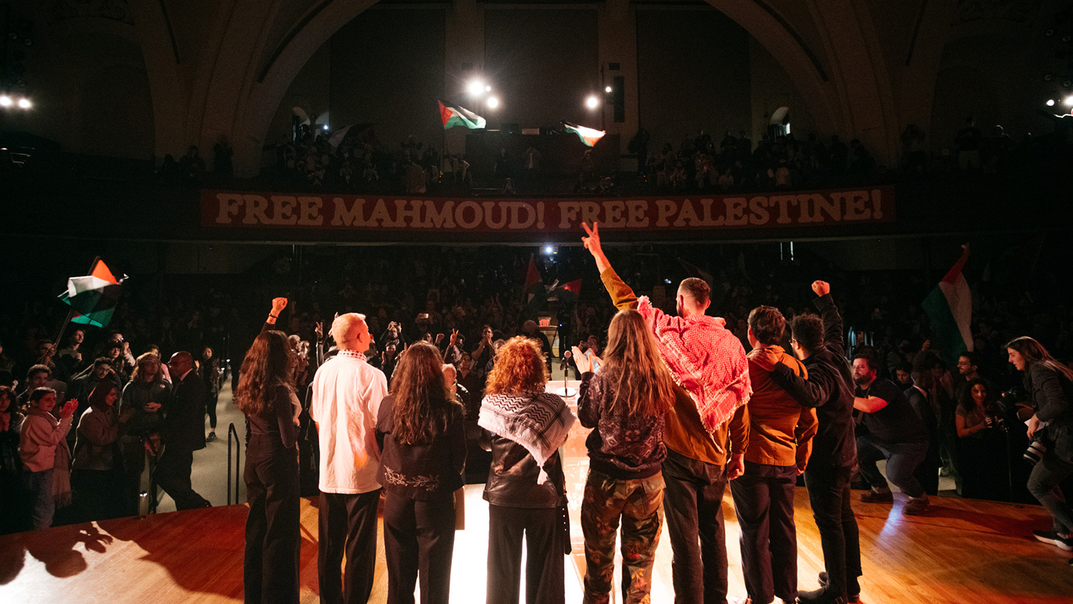 “The ability to dissent” is at stake in Mahmoud Khalil case, say activists