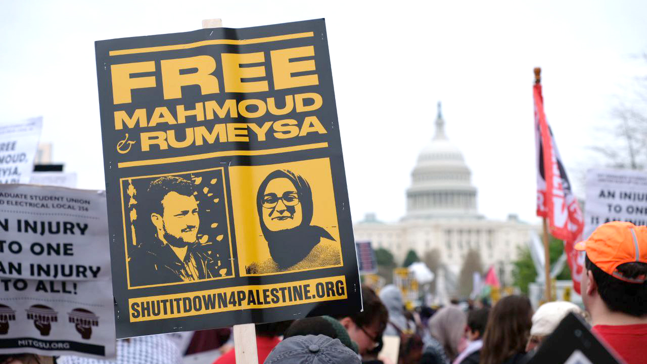 Thousands rally in Washington, DC for Palestine, refusing to be silenced by Trump administration attacks