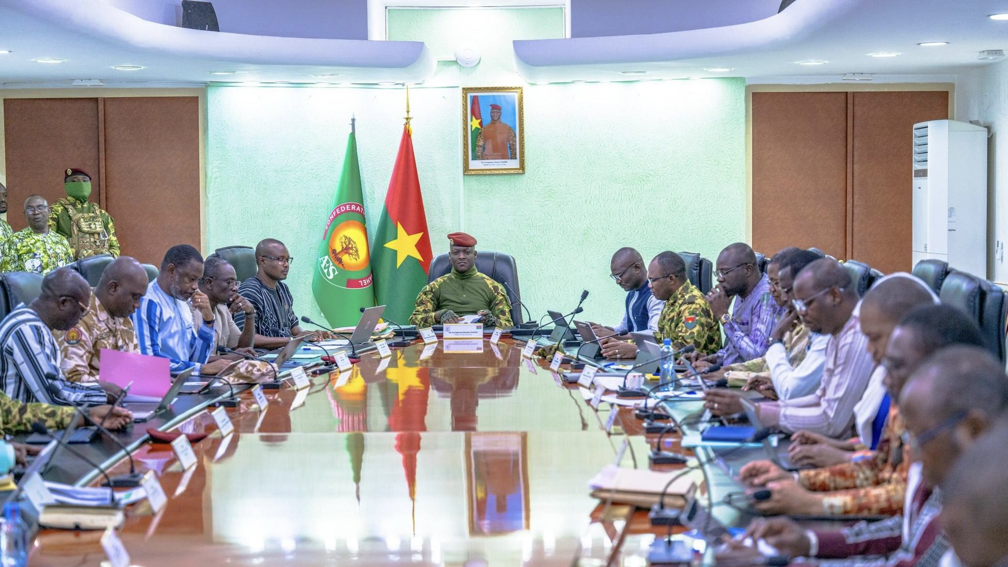 Burkina Faso's President Ibrahim Traore