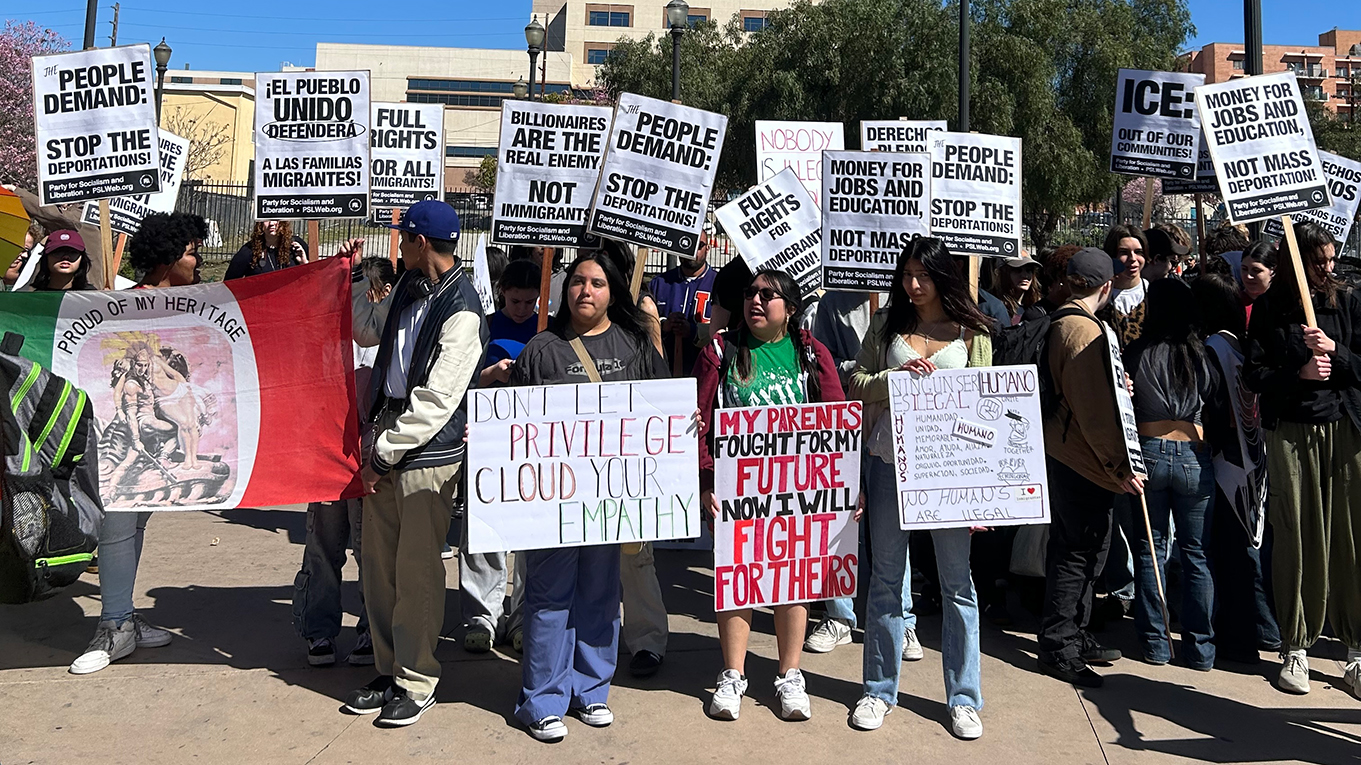 “Migration is not a crime!”: Workers and students protest Trump’s mass deportation efforts