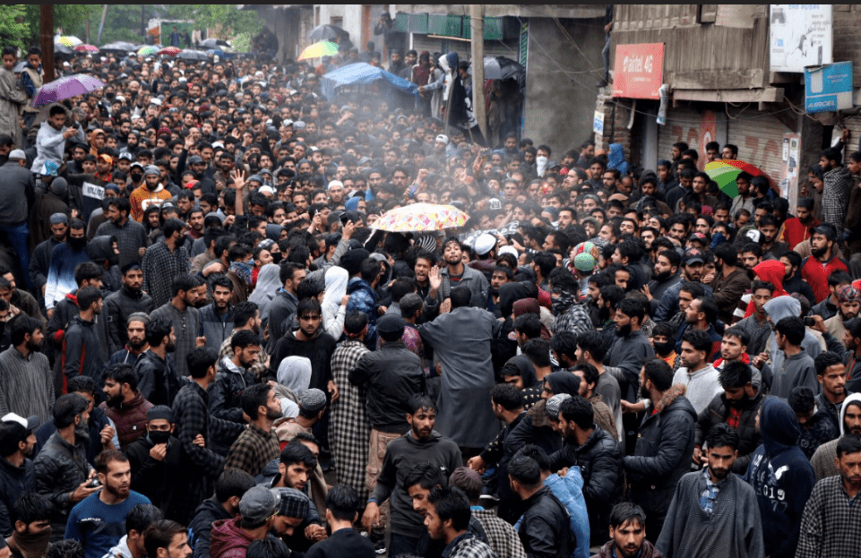 Crackdown in Kashmir after Indian forces kill militant