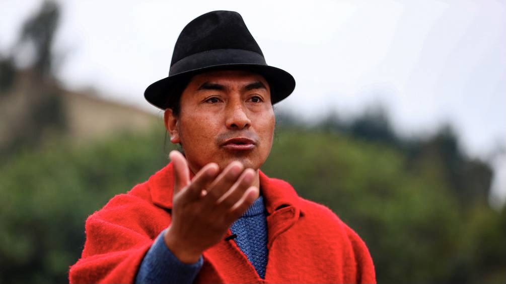Ecuadorian Indigenous leader Leonidas Iza released on parole