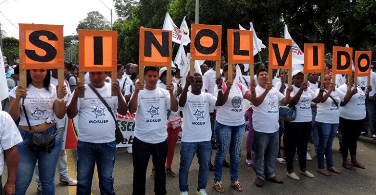 Stop the genocide, Colombians tell Duque