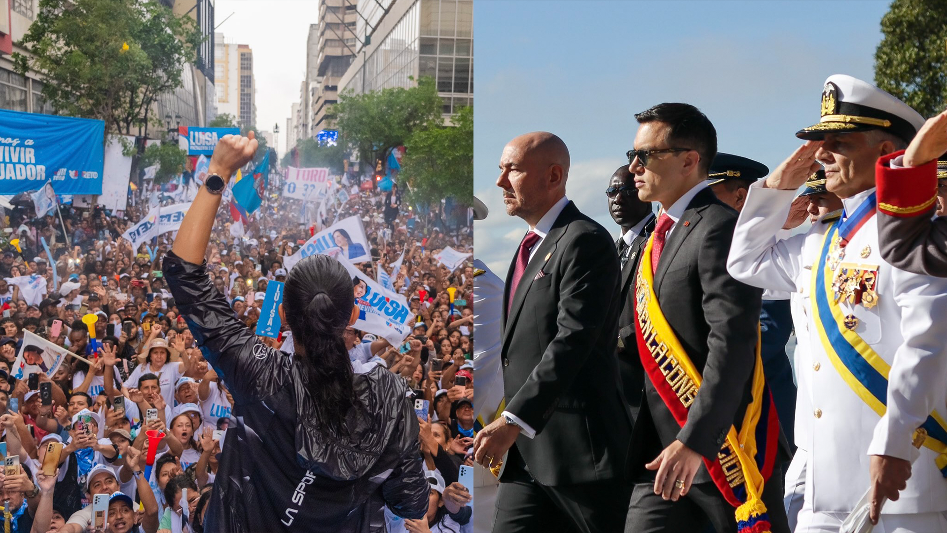 El bipartidismo triunfa: Daniel Noboa y Luisa González disputarán el balotaje presidencial