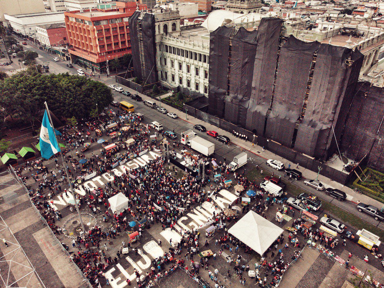 “I don’t vote for garbage, I choose dignity”: Guatemalans conclude 8 day march