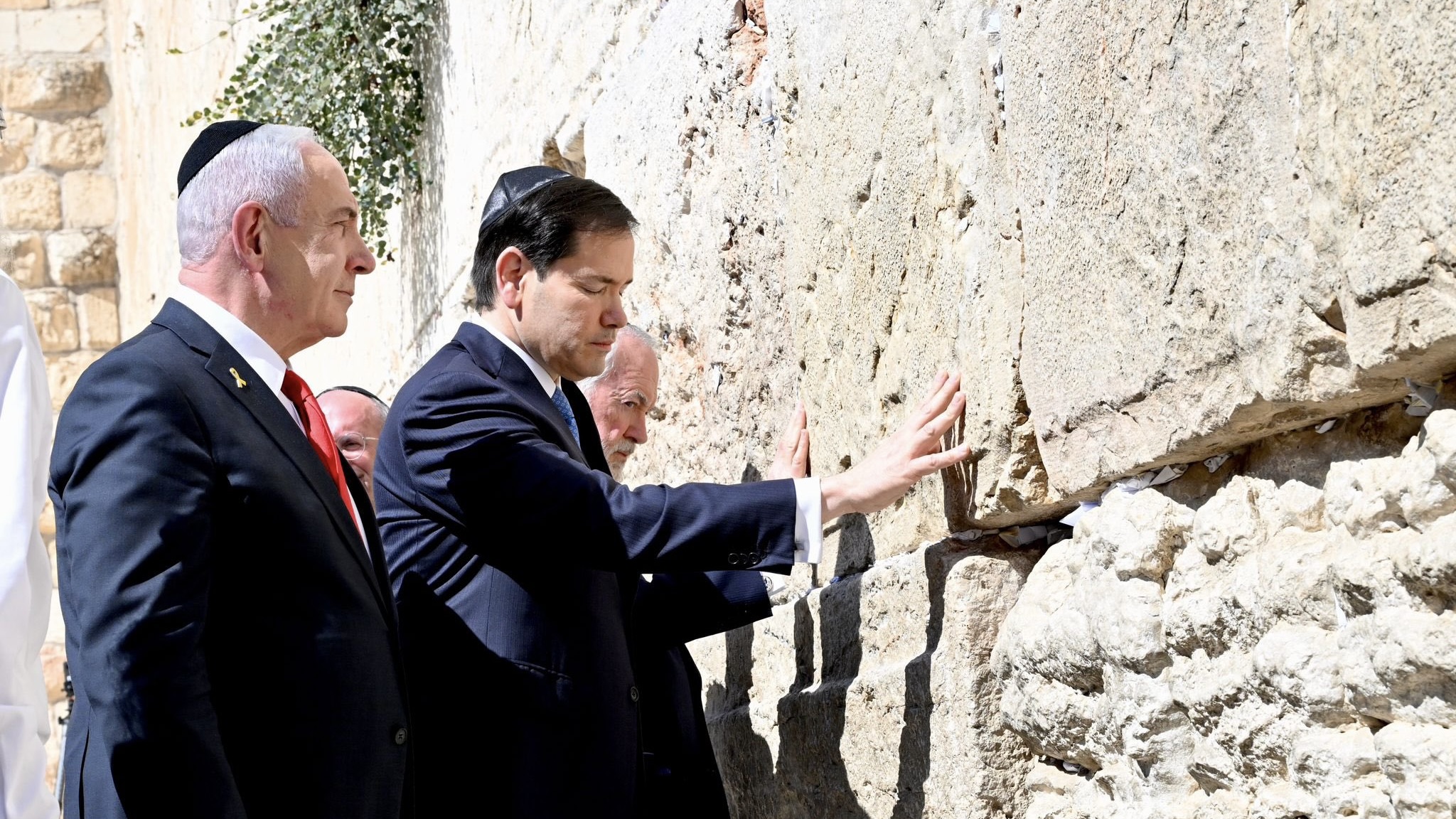 Israeli PM Benjamin Netanyahu and US Secretary of State Marco Rubio