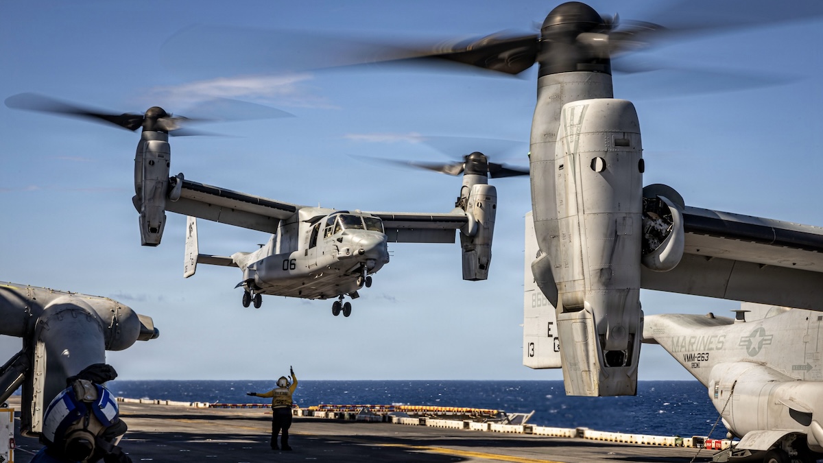 Aircraft on USS Iwo Jima, SOUTHCOM