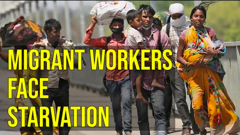 For India’s migrant workers, the flight from COVID-19 leads to starvation