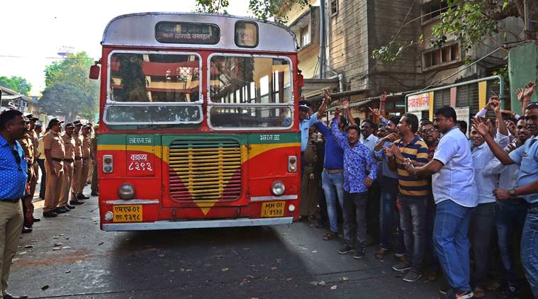 Mumbai transport workers' strike