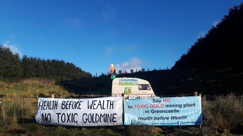 Northern Irish residents protest gold mining in Sperrin Hills