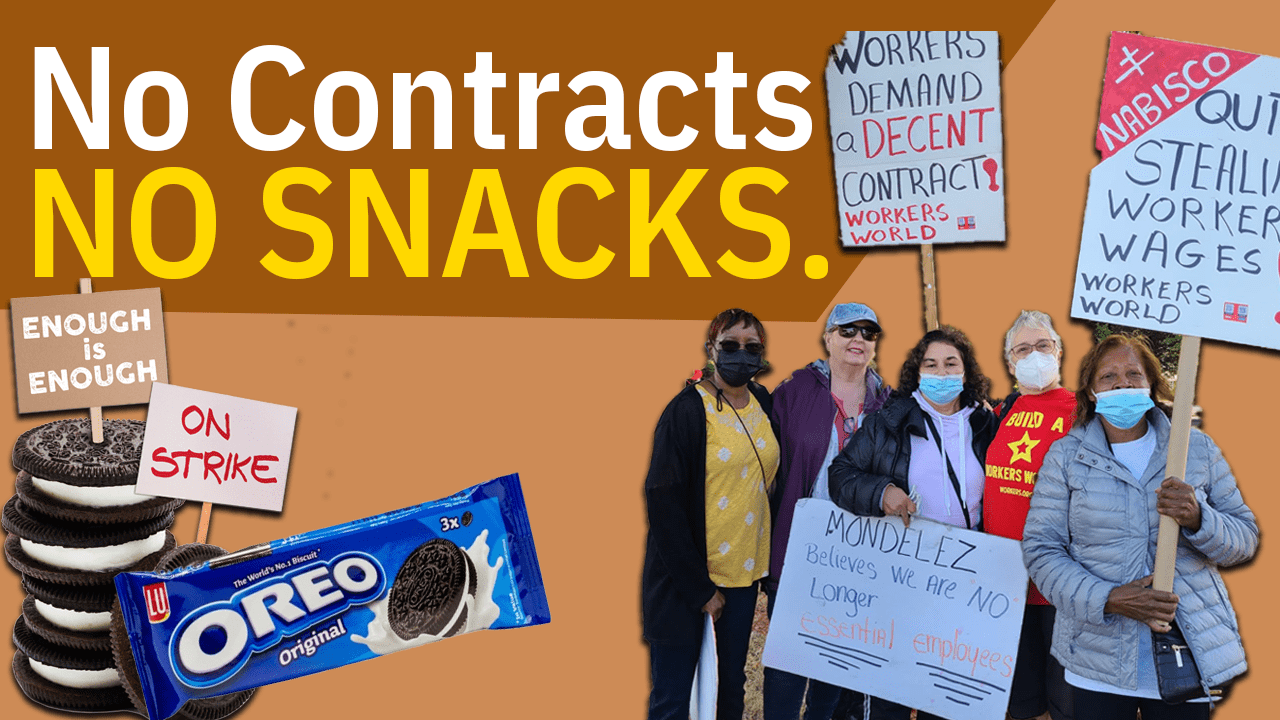 Nabisco workers across US strike demanding fair contracts