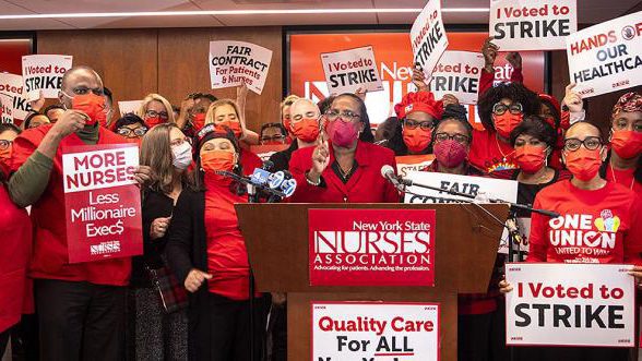 At least 12,000 NYC nurses poised to strike