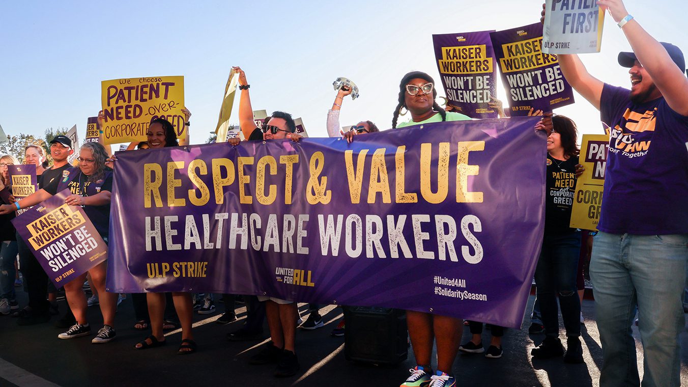 One of the largest unions in the United States just called for a ceasefire in Gaza
