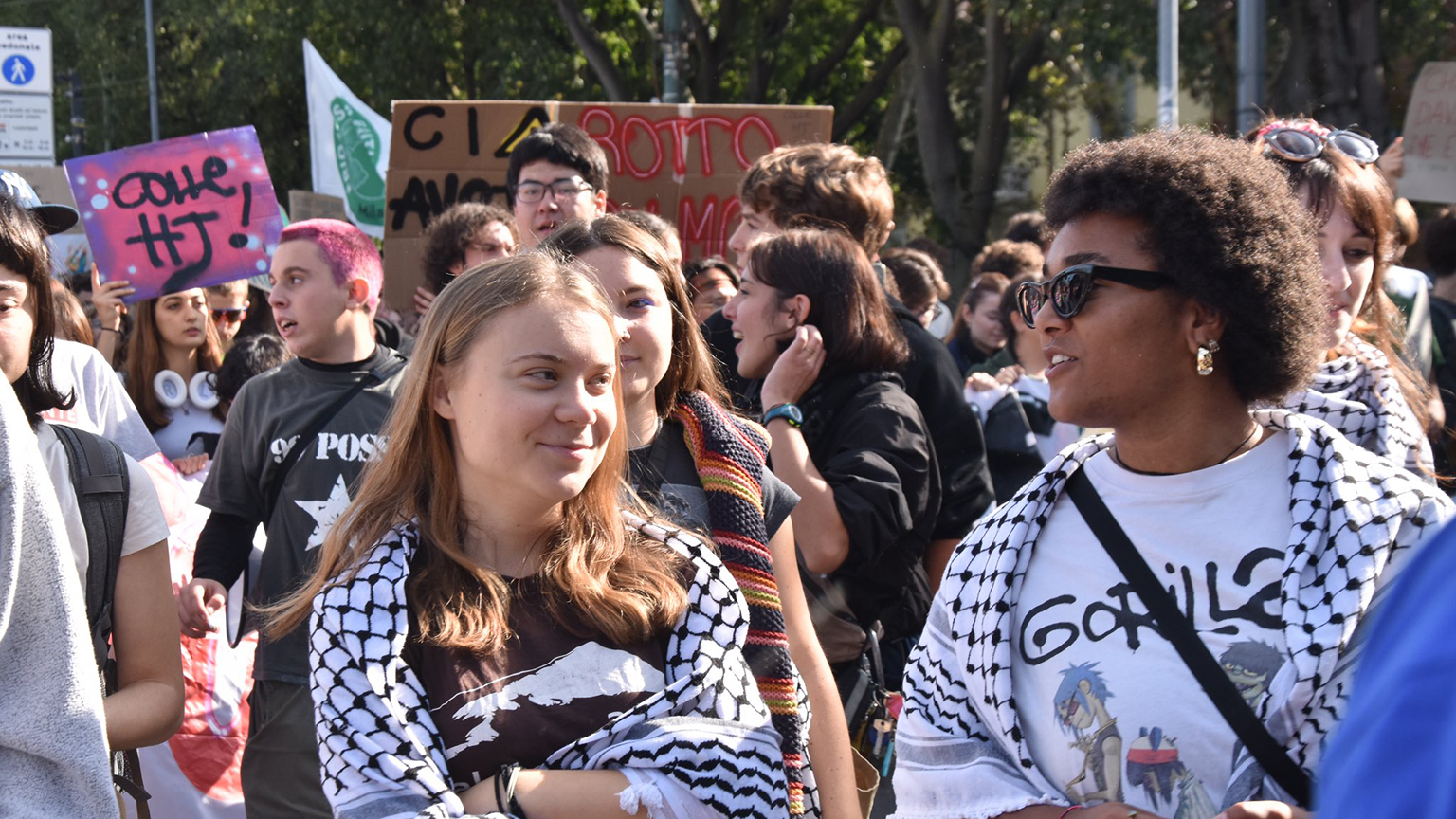 Greta Thunberg became a “danger” when she began to speak up for Palestine