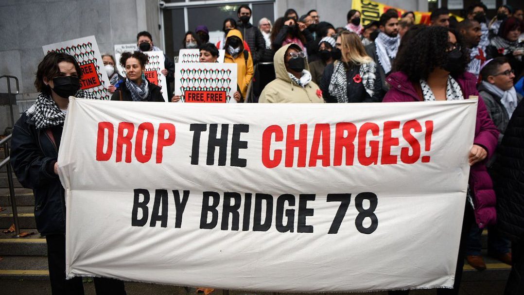 78 Palestine solidarity activists face charges for civil disobedience in San Francisco