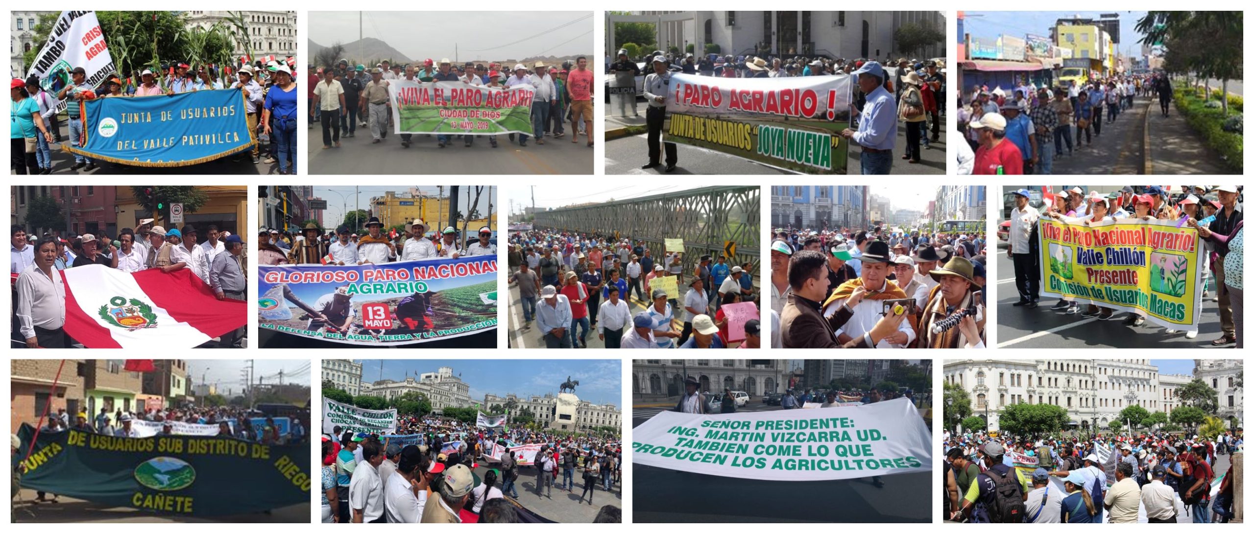 Peruvians carry out massive National Agrarian Strike