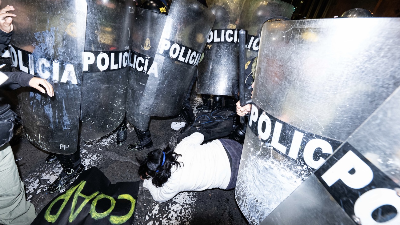 Lima Peru Repression