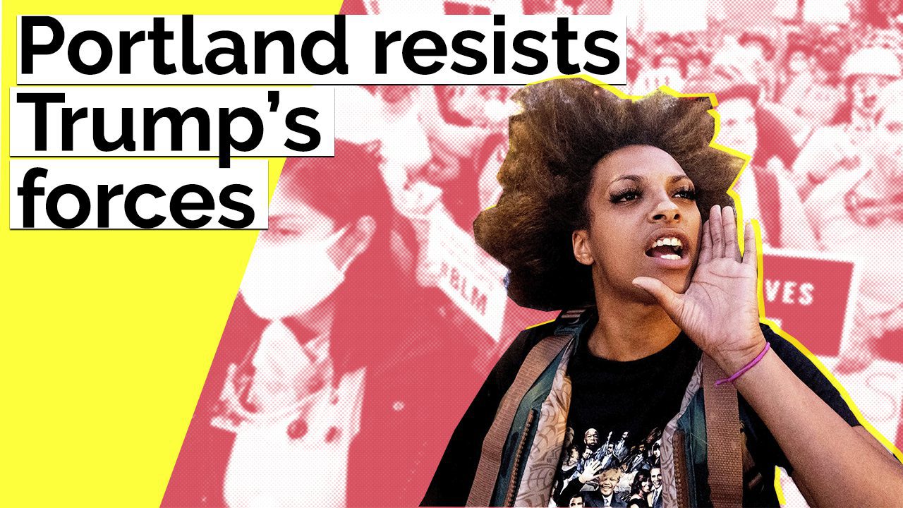 US protesters rally in solidarity with Portland’s defiance of Trump
