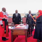 President Samia Suluhu Hassan is sworn in