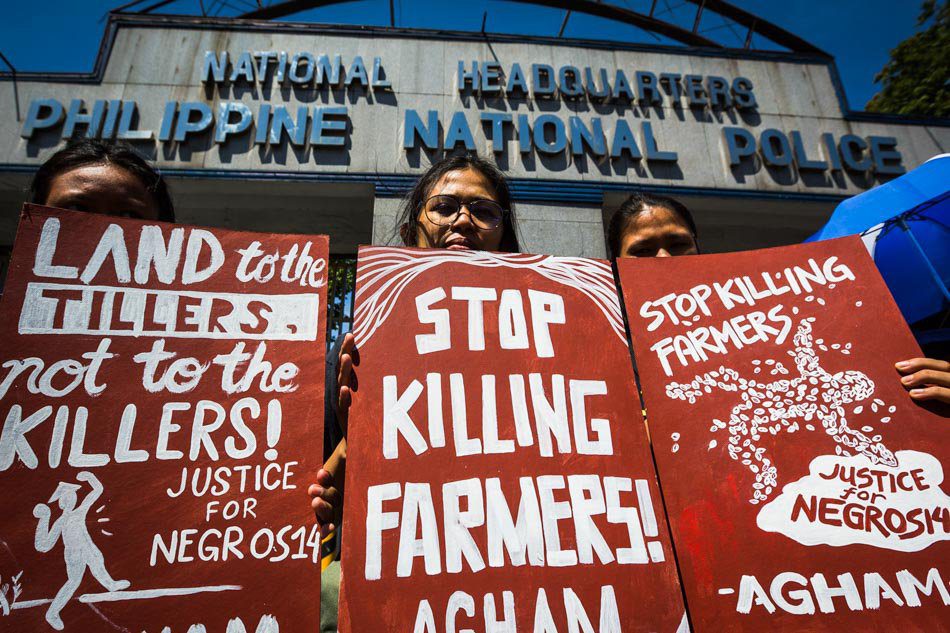 Filipino activists call for an international day of outrage against massacre of farmers
