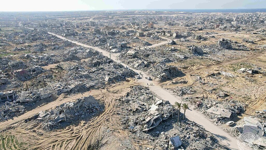 aerial view Rafah