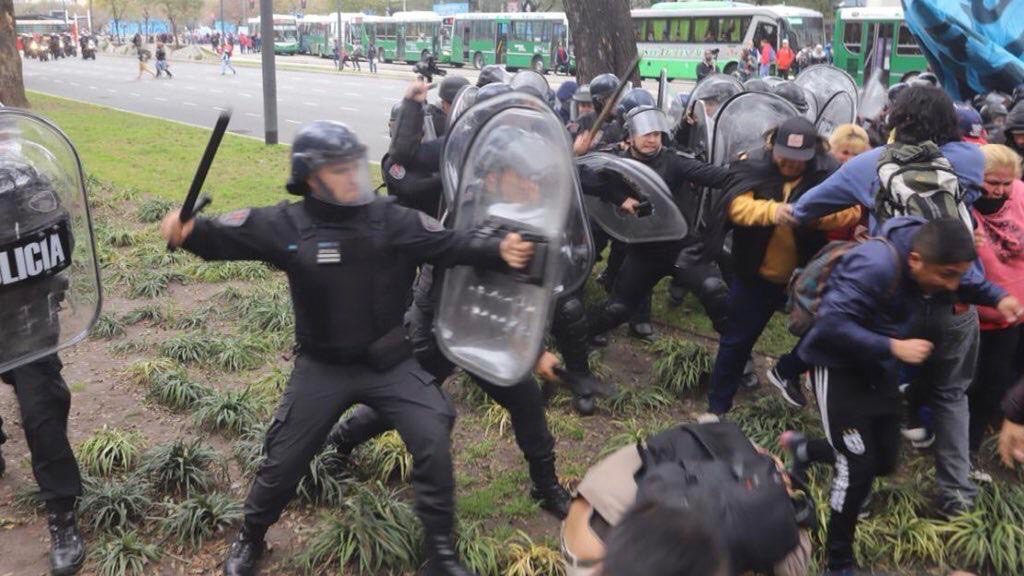 When the cries of the hungry are met with beatings and tear gas