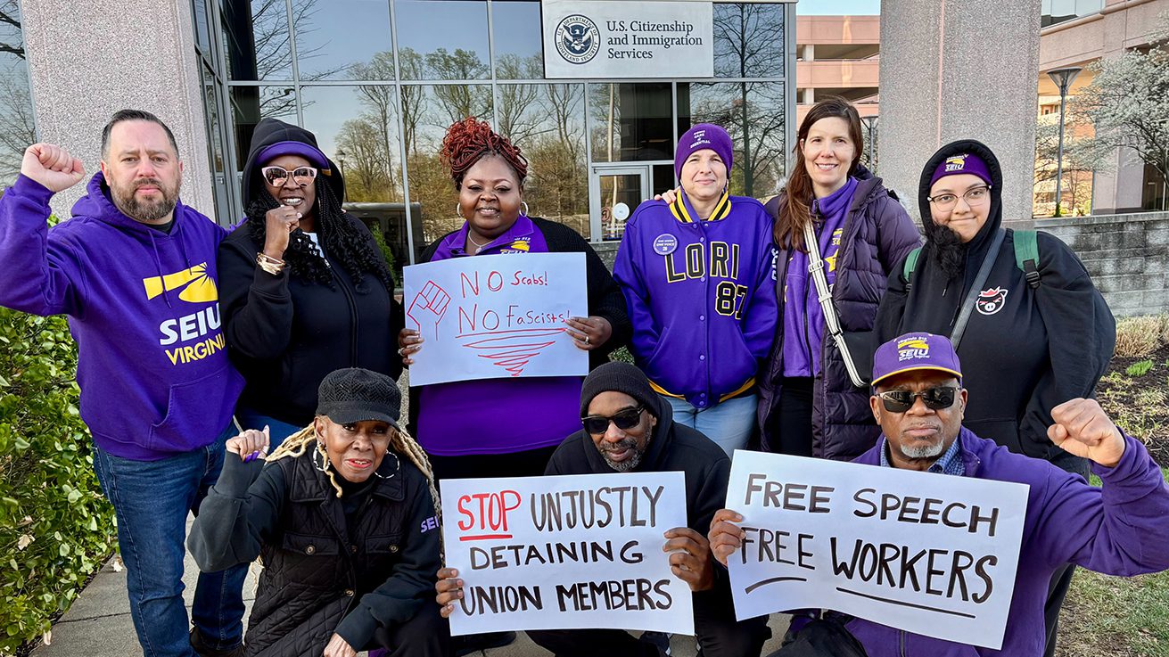 SEIU calls for release of their members from ICE detention