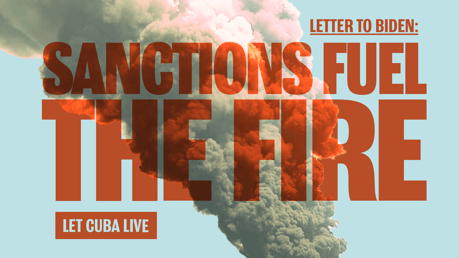 Cuba solidarity activists declare “sanctions fuel the fire!”