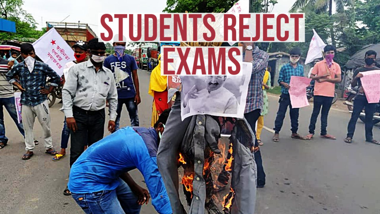 Indian students say no to exams during pandemic