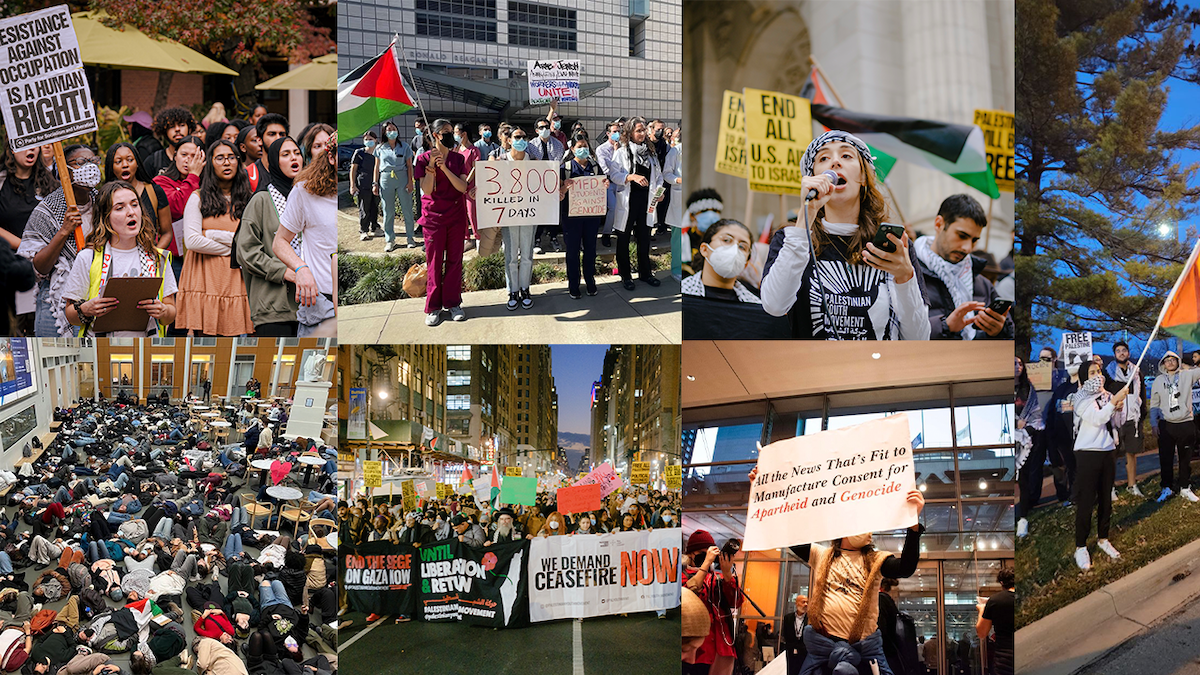 People across the globe disrupt “business as usual” for Palestine