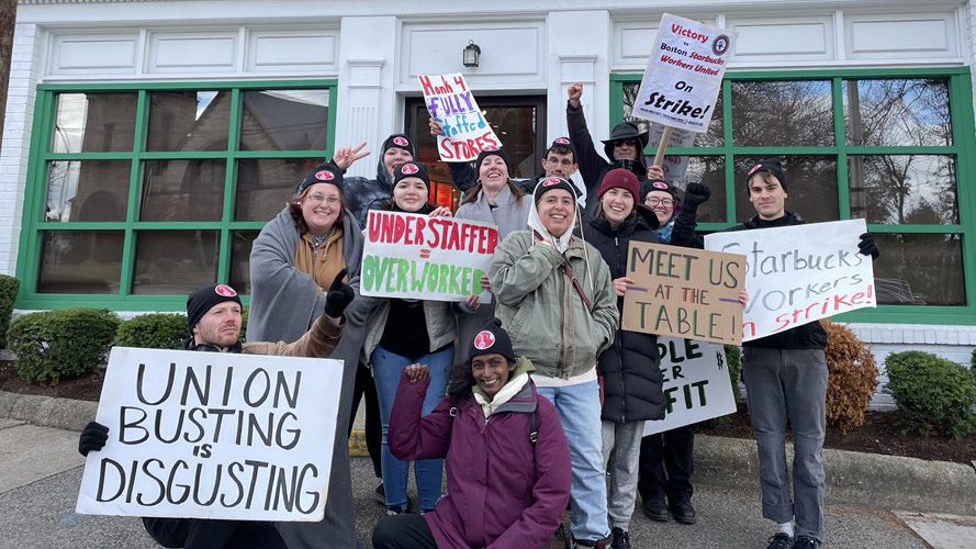 Starbucks workers carry out their largest single-day strike