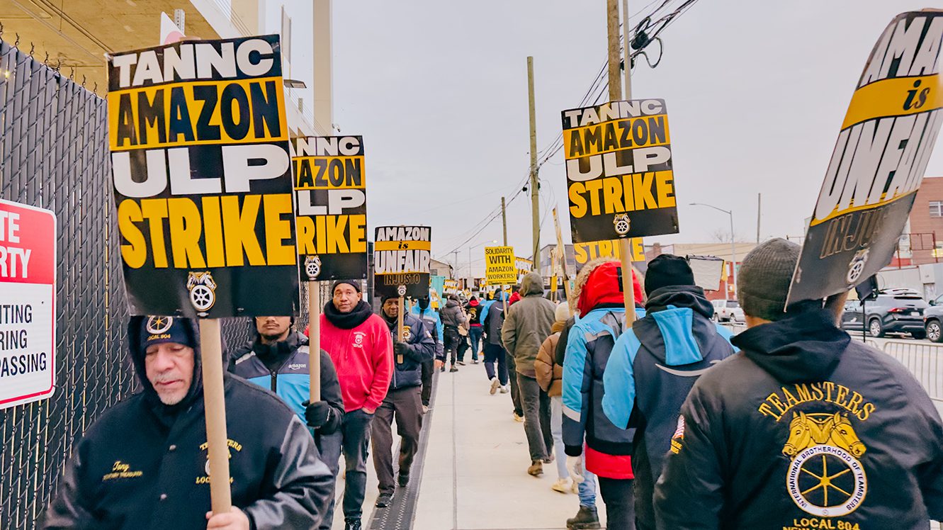 “We make them billions, everyday!”: Amazon workers hold the line