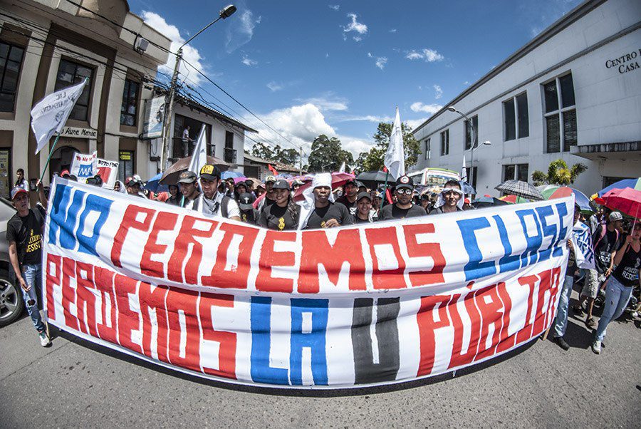 Students in Colombia continue their strike for public education