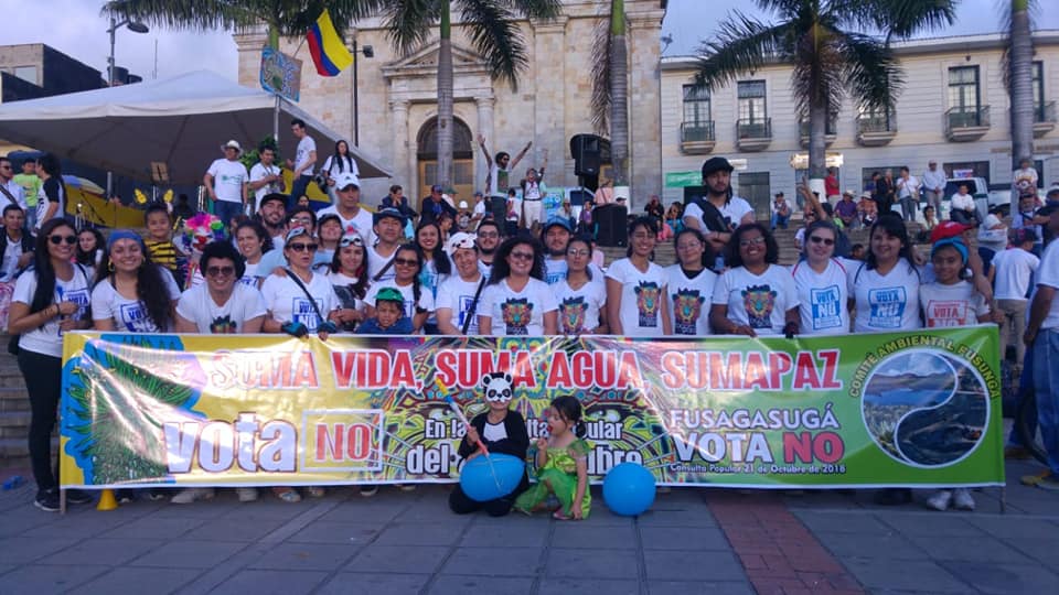 Colombian municipality says NO to fracking and hydrocarbon exploration