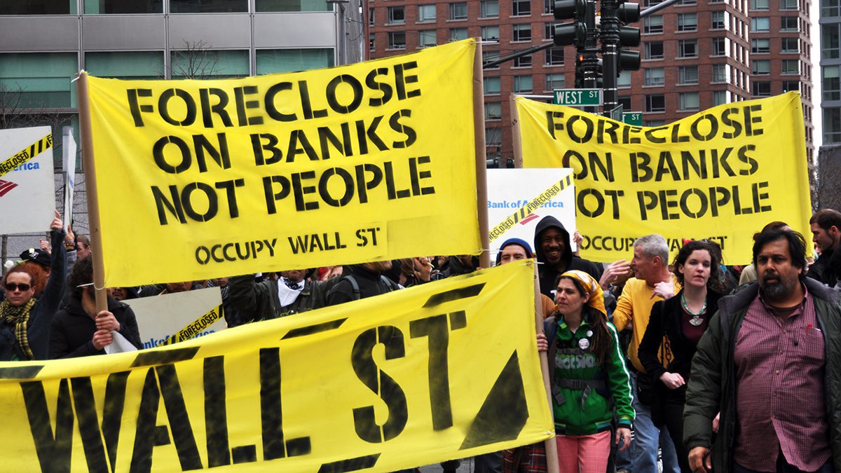 Yes, the US gov’t did bailout the banks. What would a people’s bailout look like?