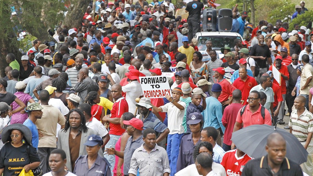 24 killed and over 70 injured amid crackdown on pro-democracy protests in Swaziland