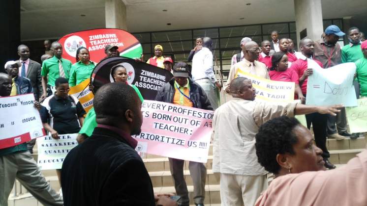 After doctors, teachers launch nationwide strike in Zimbabwe