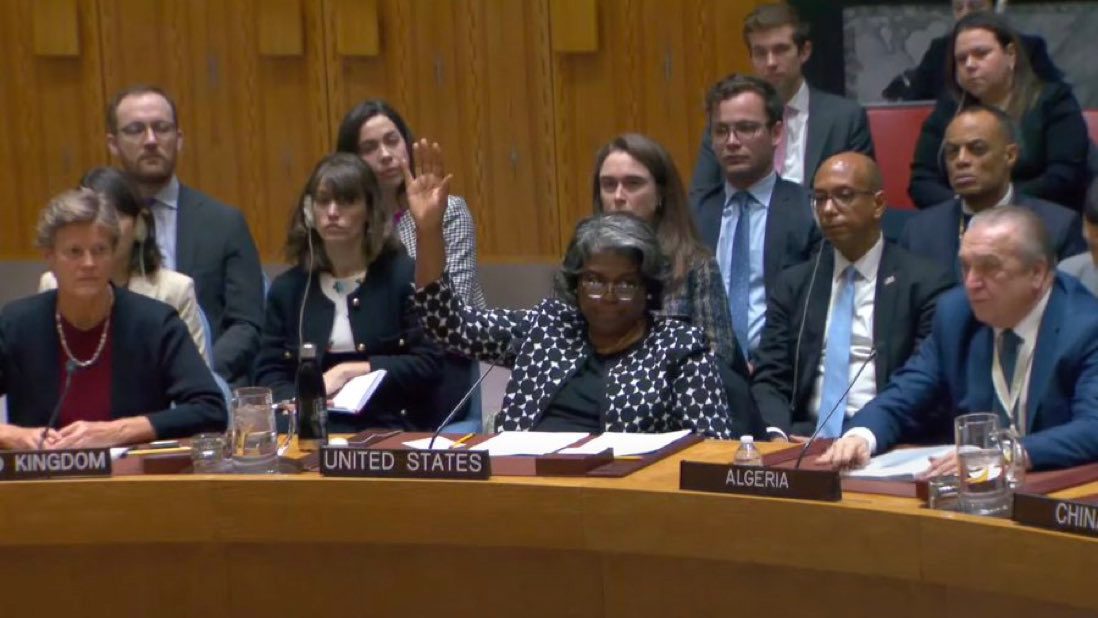 US vetoes Algerian resolution for an immediate ceasefire in Gaza