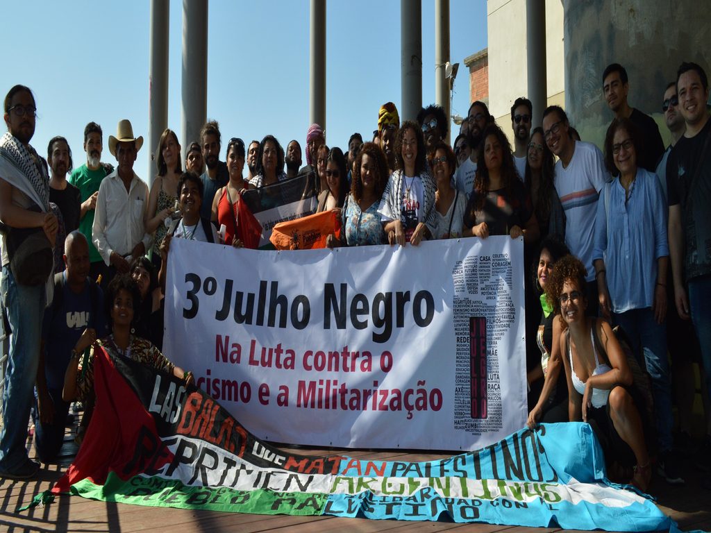 Of united struggles against militarization, from Latin America to Palestine