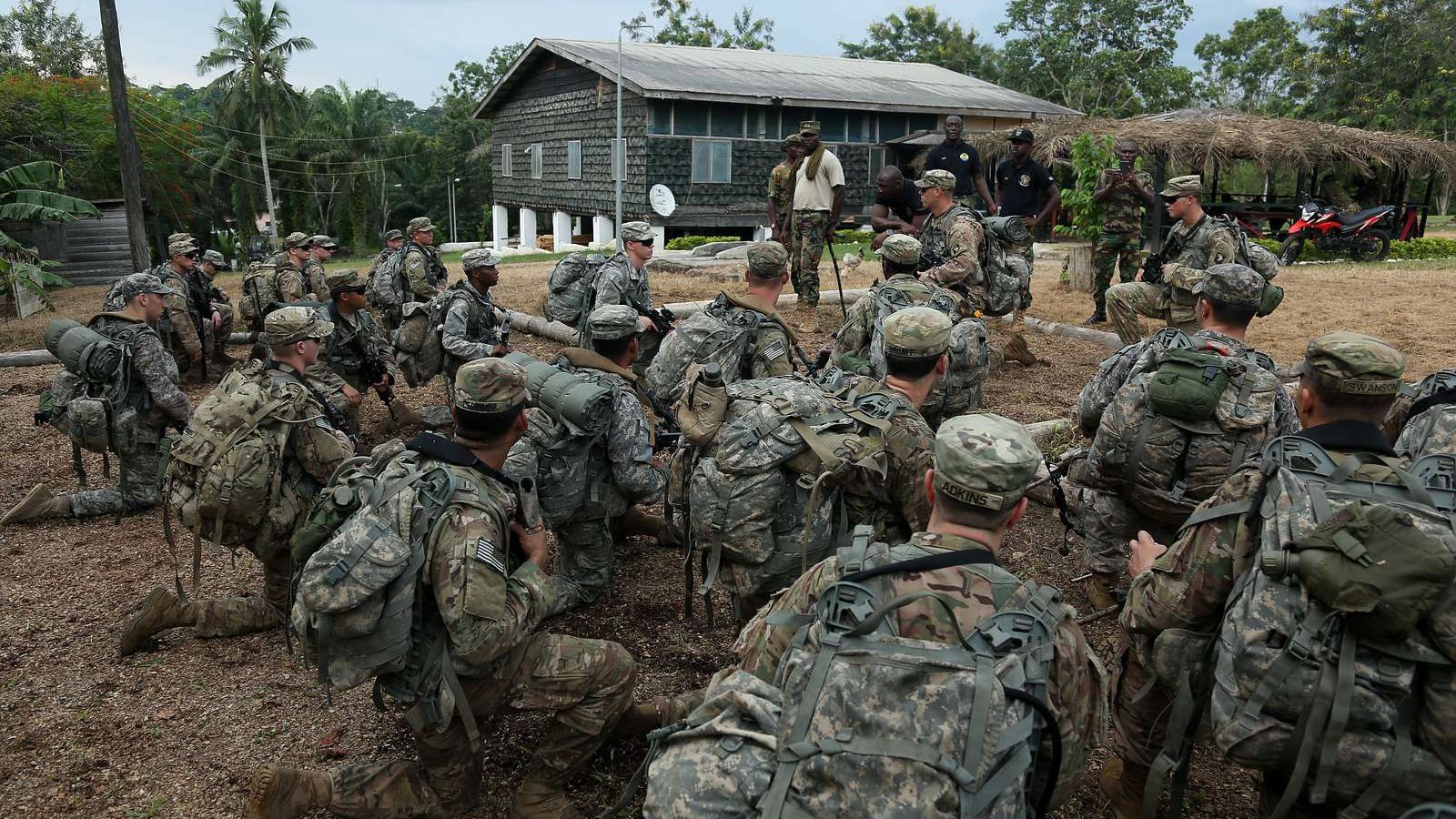 Why does the United States have a military base in Ghana?