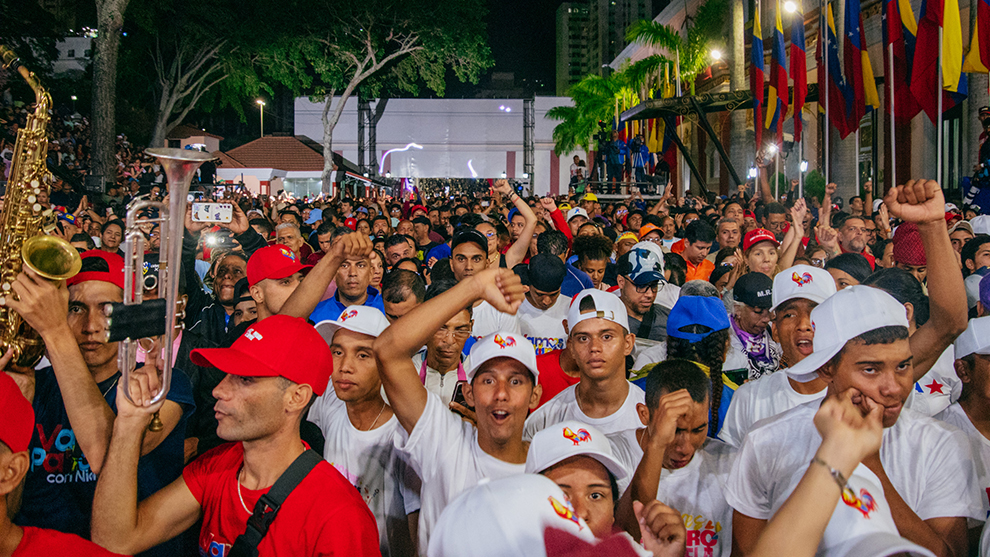 El pueblo venezolano se mantiene con la Revolución Bolivariana