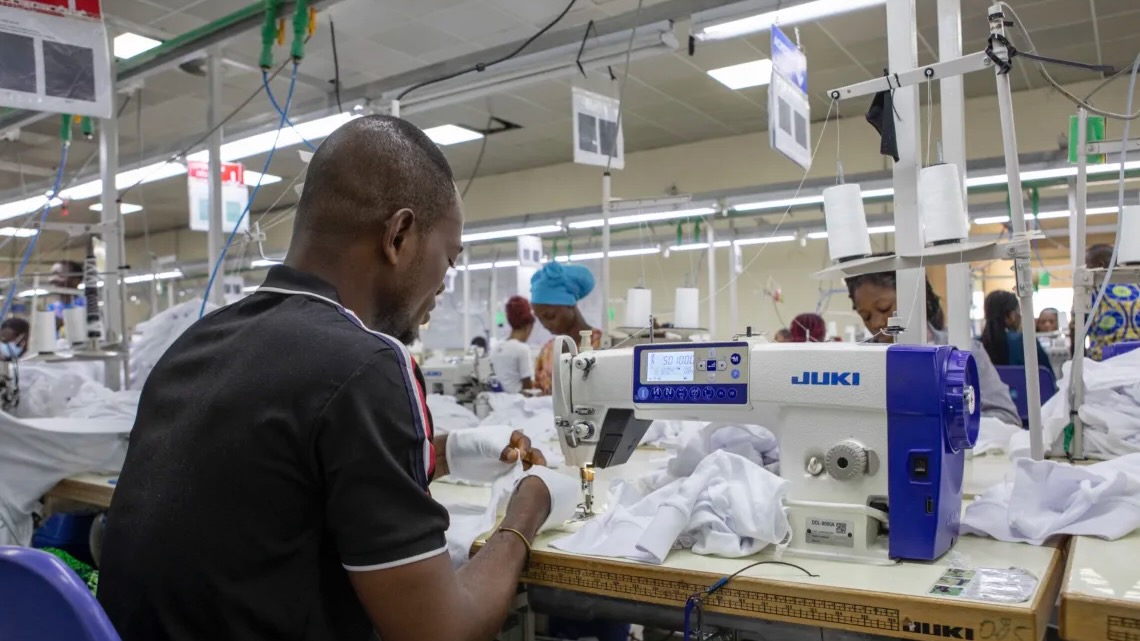 garment worker in Benin