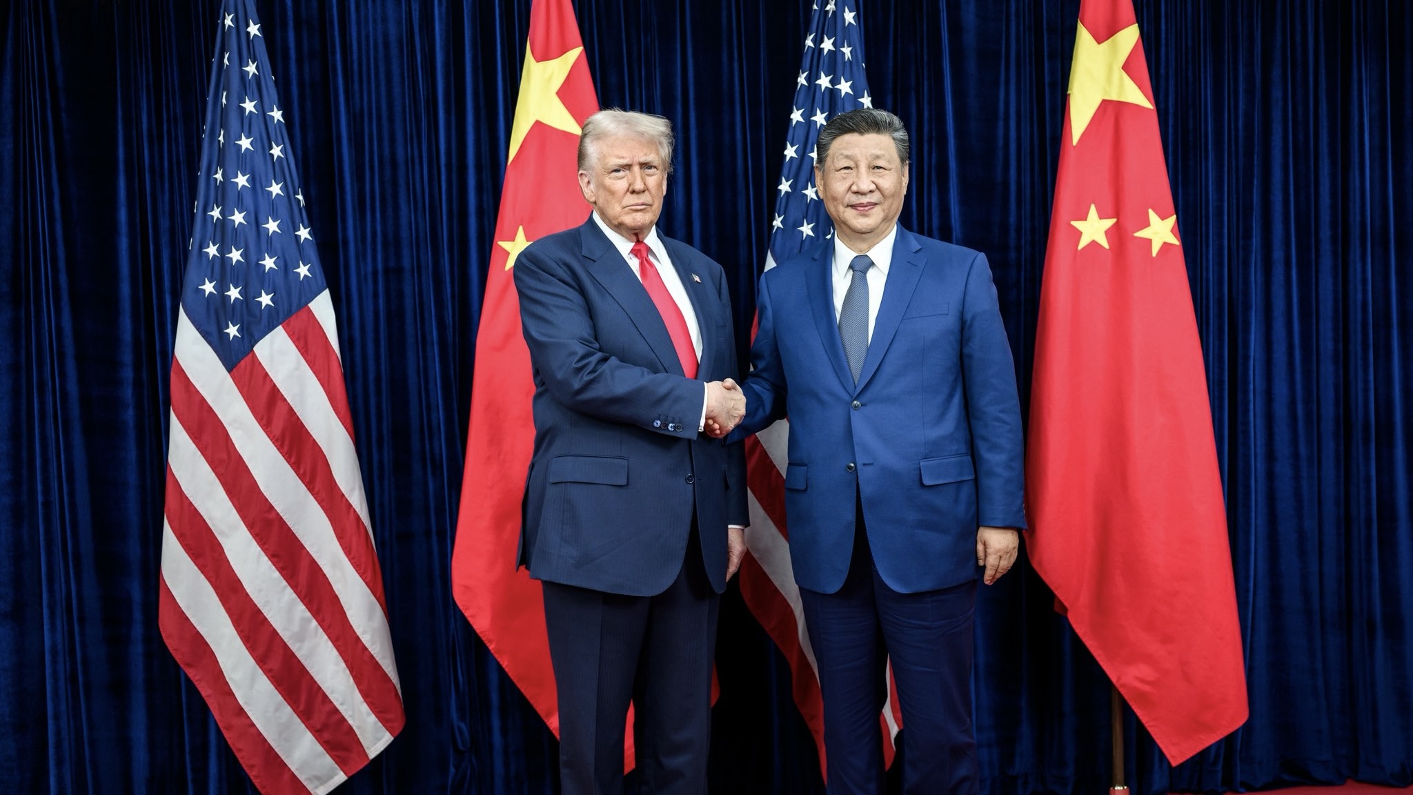 US President Donald Trump Chinese President Xi Jinping