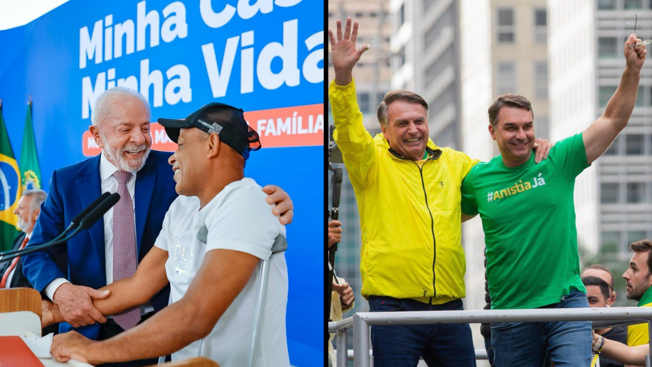 Polls show a second round tie between Lula and Flávio Bolsonaro