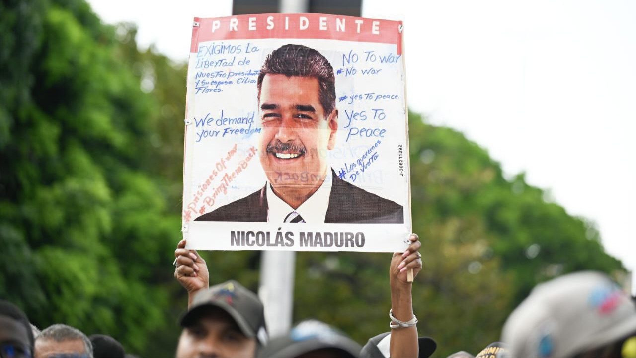 March in Caracas for the return of Nicolás Maduro and Cilia Flores